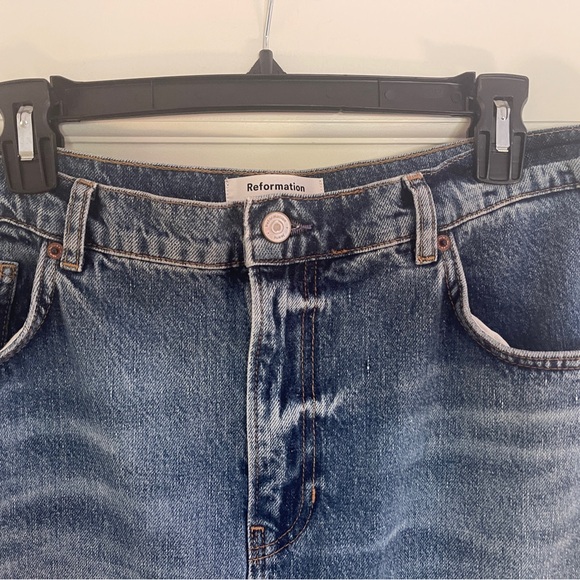 Reformation Tazz Denim Jean Maxi Skirt - Picture 4 of 16